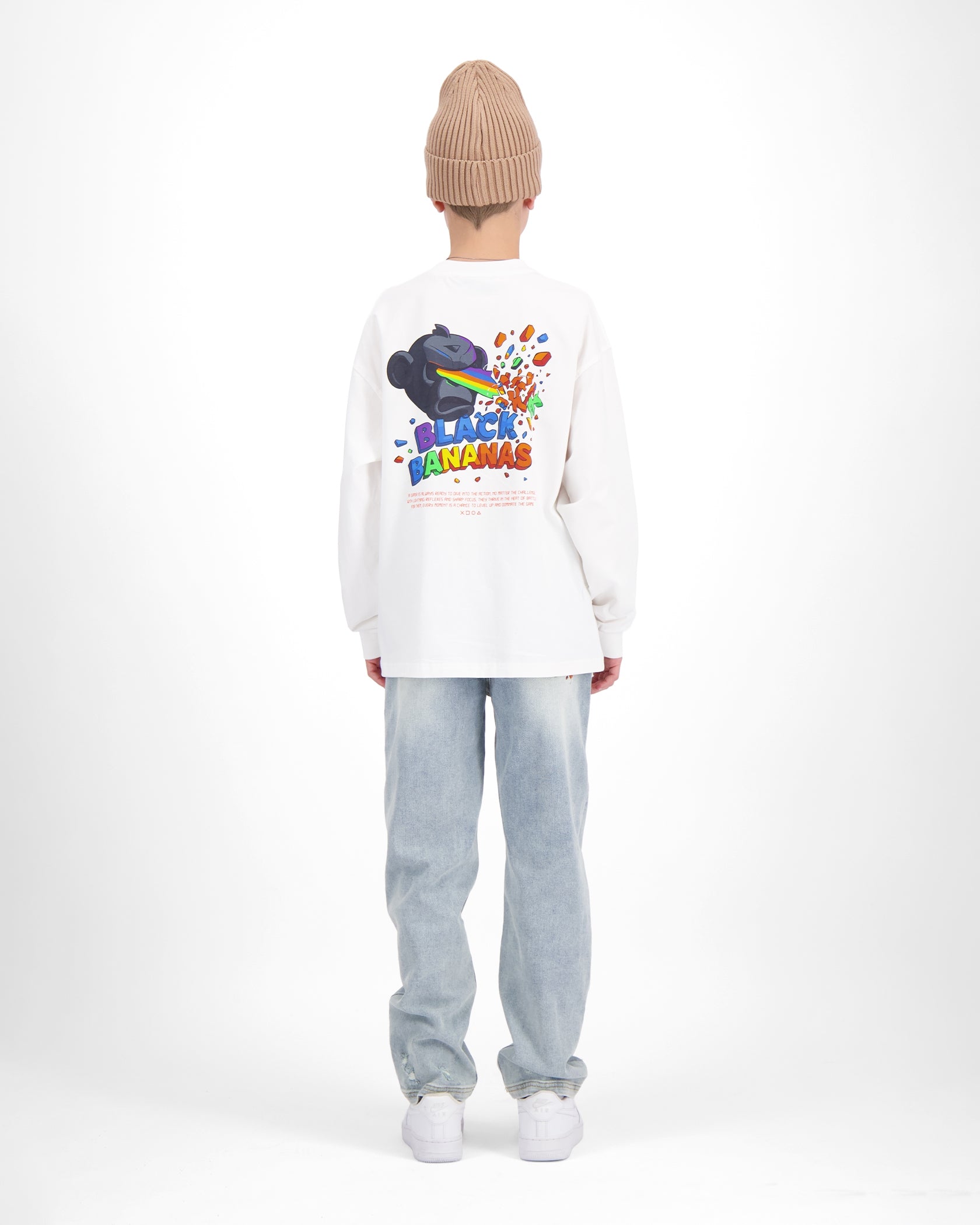 KIDS LASER LONGSLEEVE | Wit