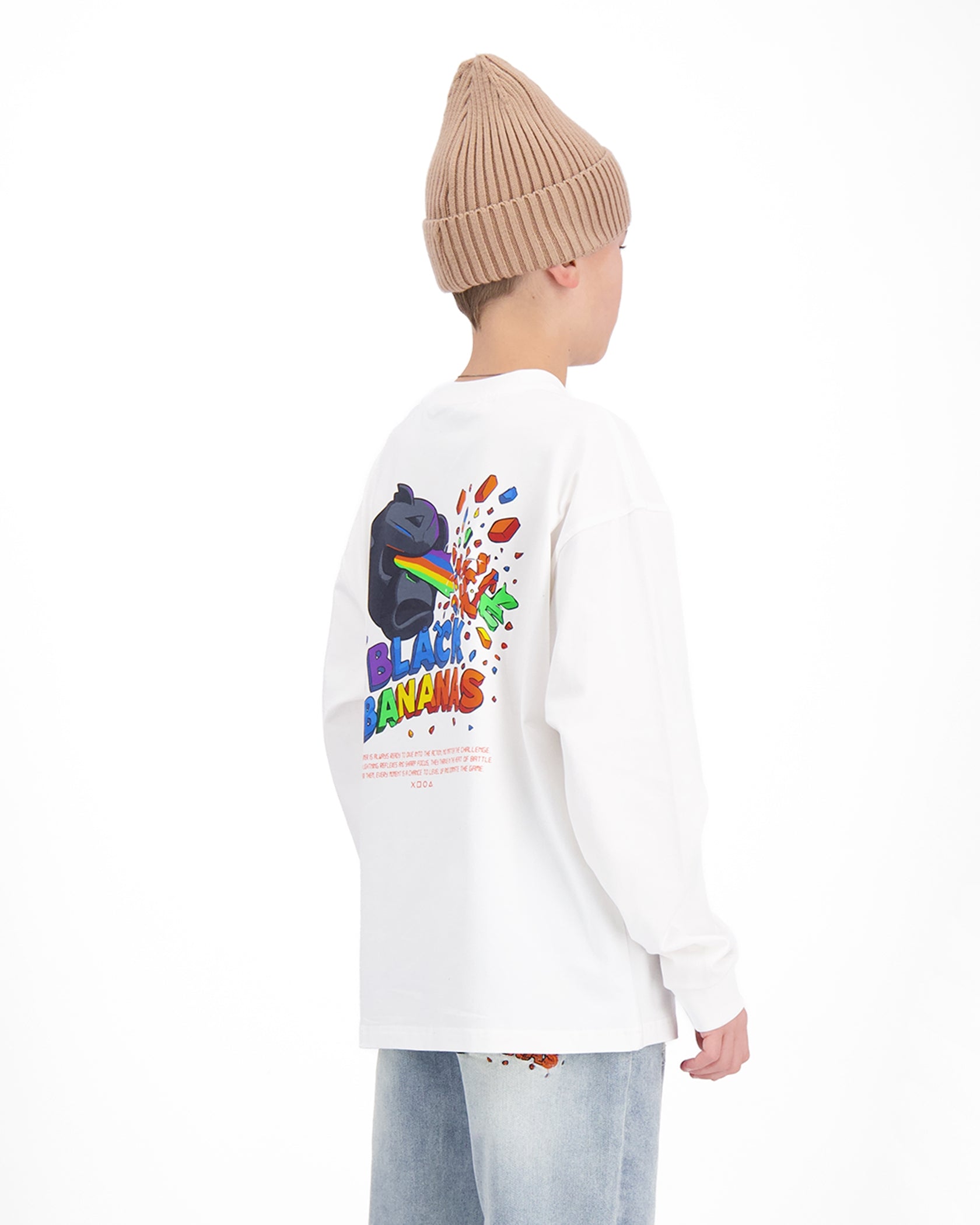 KIDS LASER LONGSLEEVE | Wit