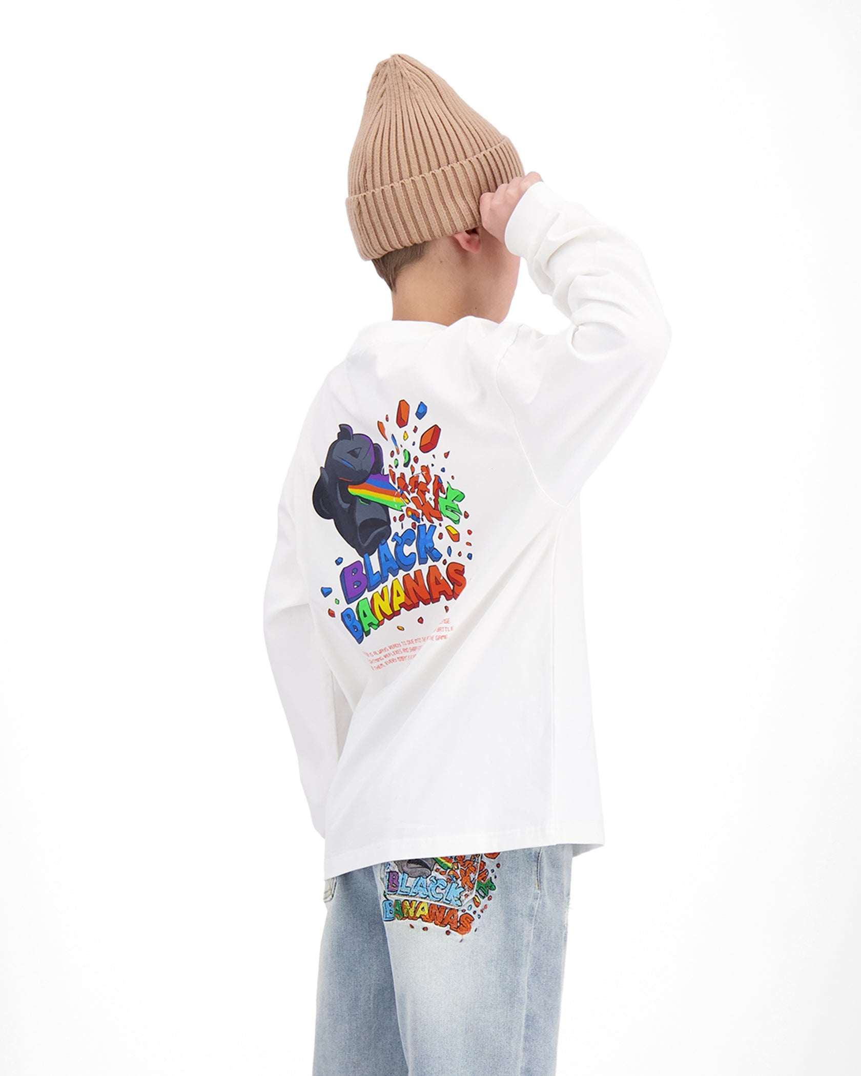 KIDS LASER LONGSLEEVE | Wit