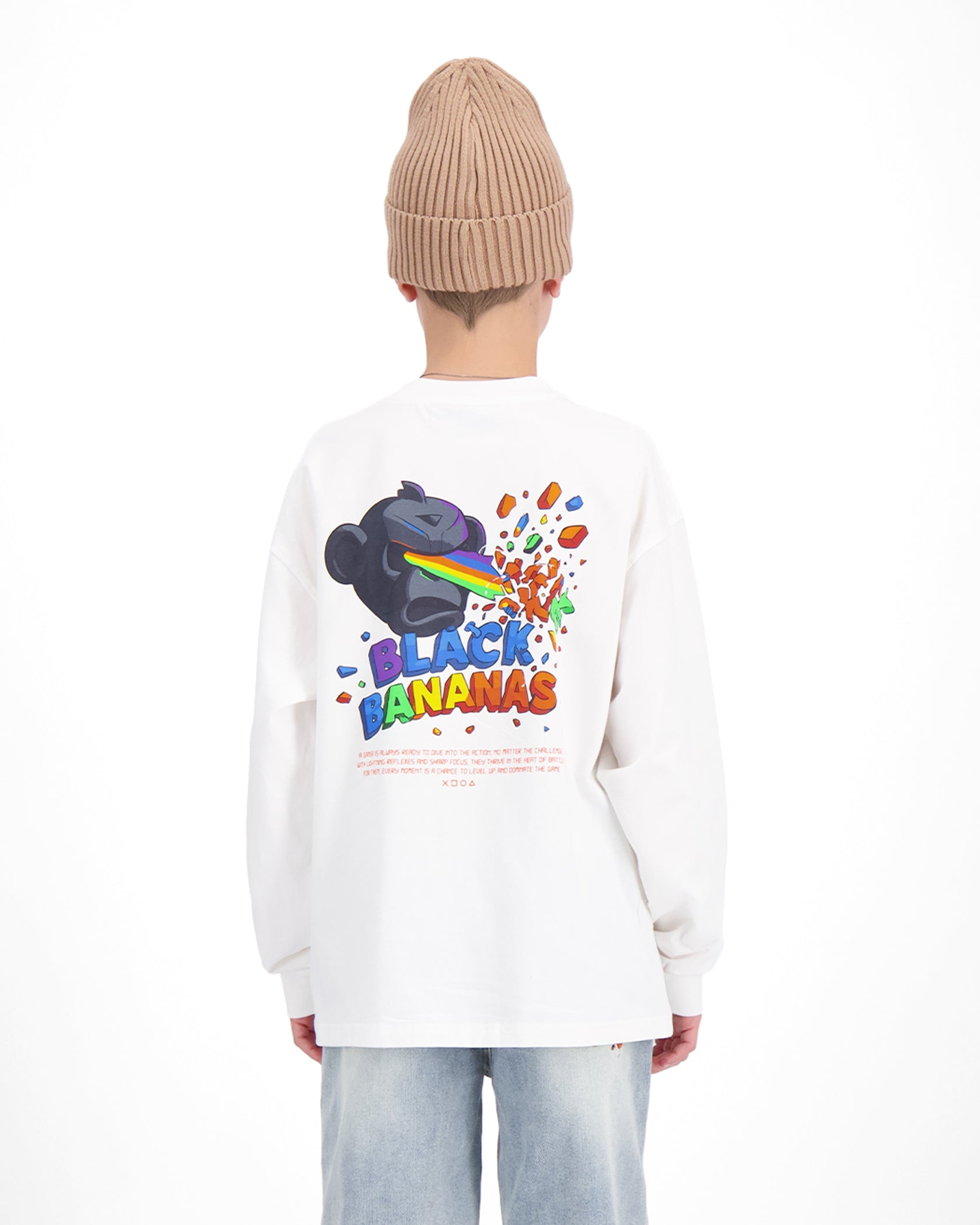 KIDS LASER LONGSLEEVE | Wit