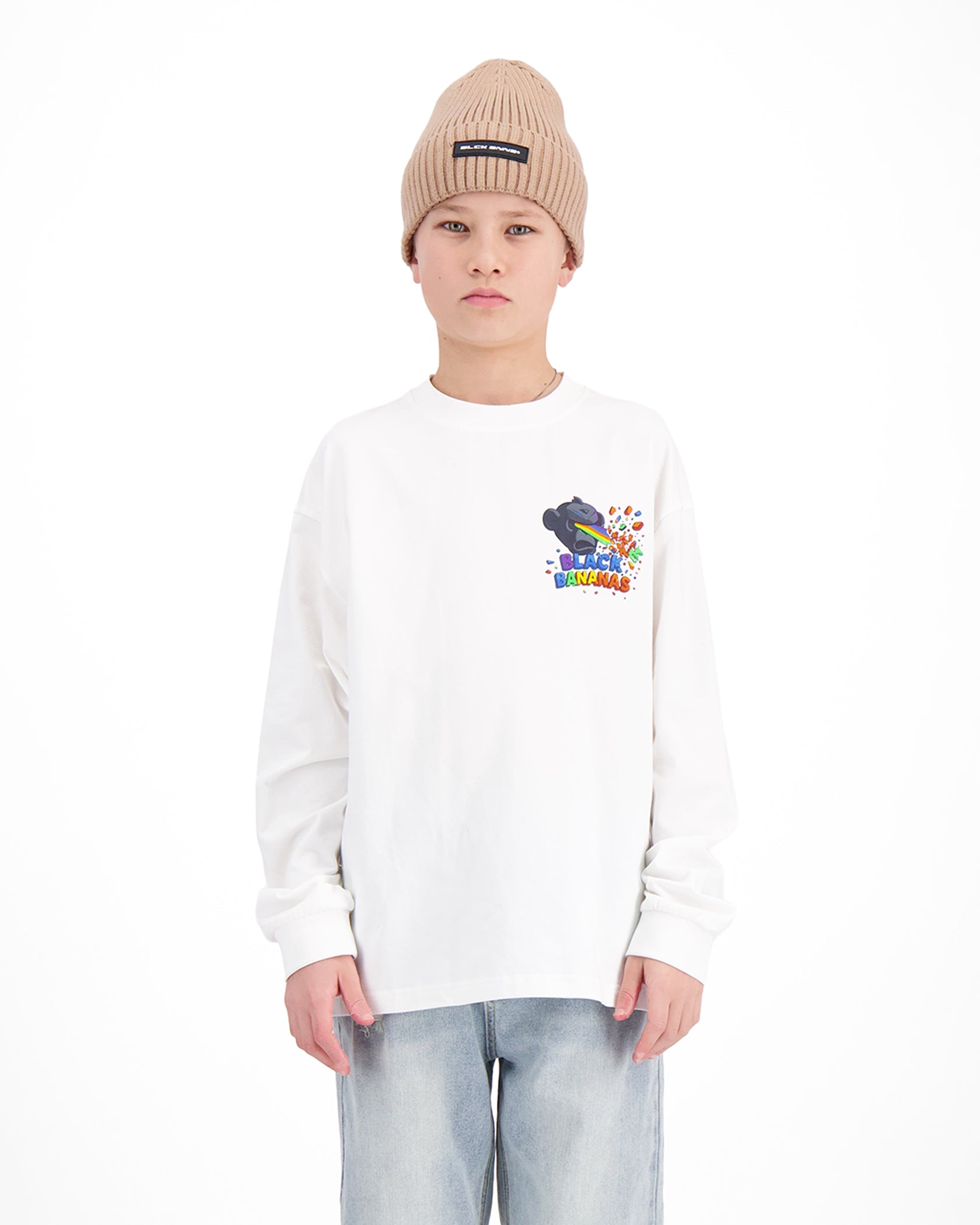 KIDS LASER LONGSLEEVE | Wit