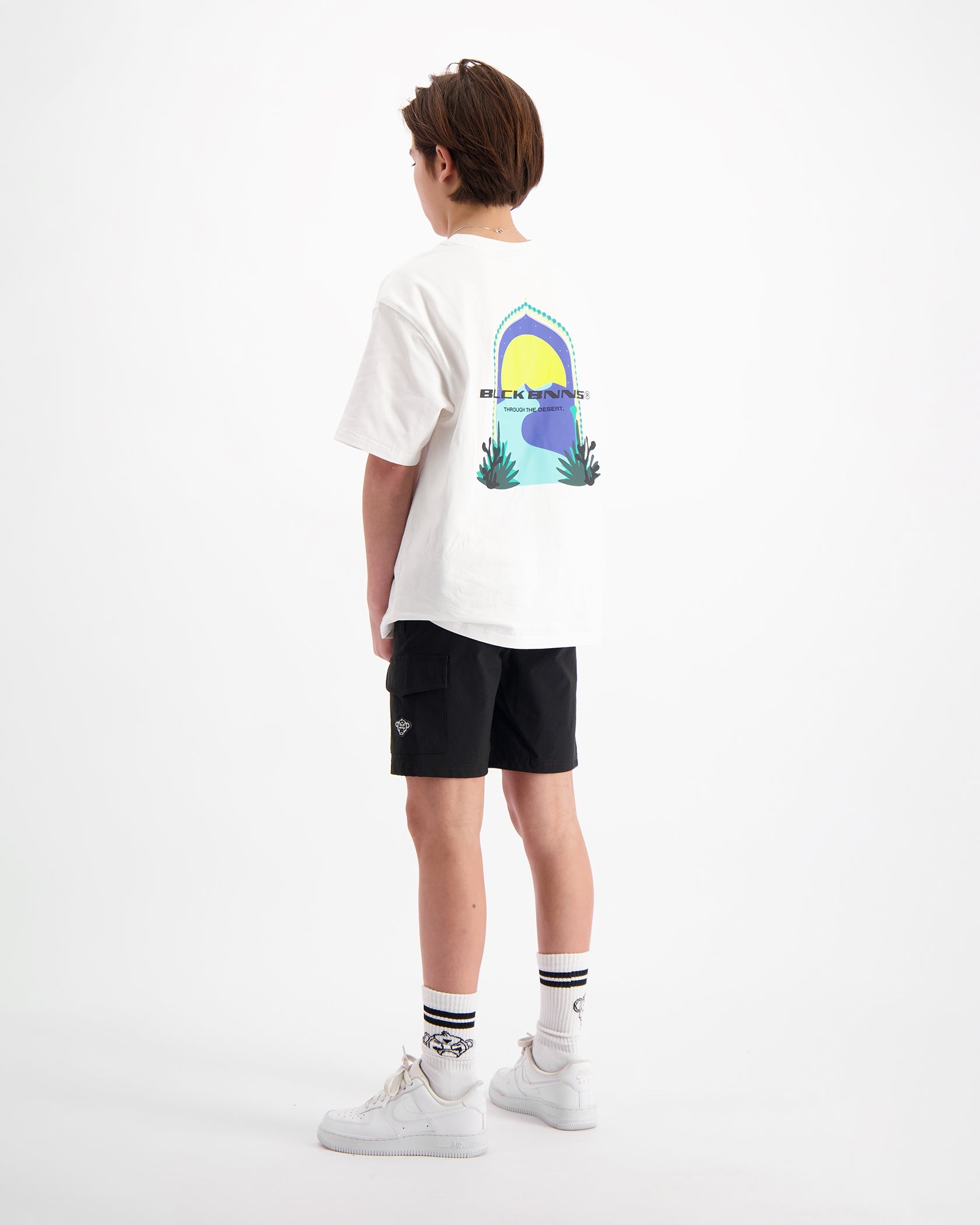 KIDS CARGO SHORTS | Zwart