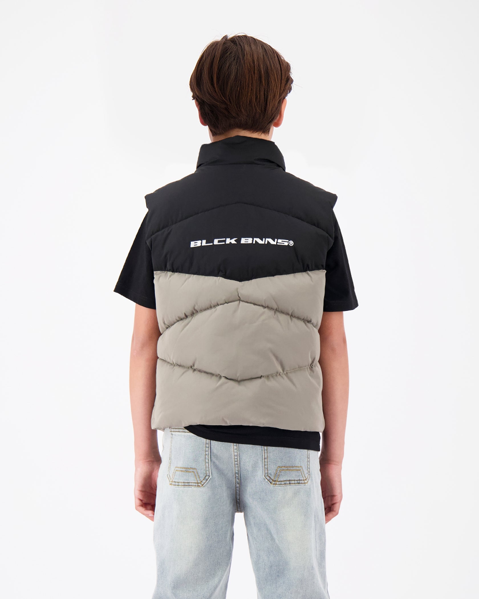 KIDS PEEK BODYWARMER | Grijs/Zwart