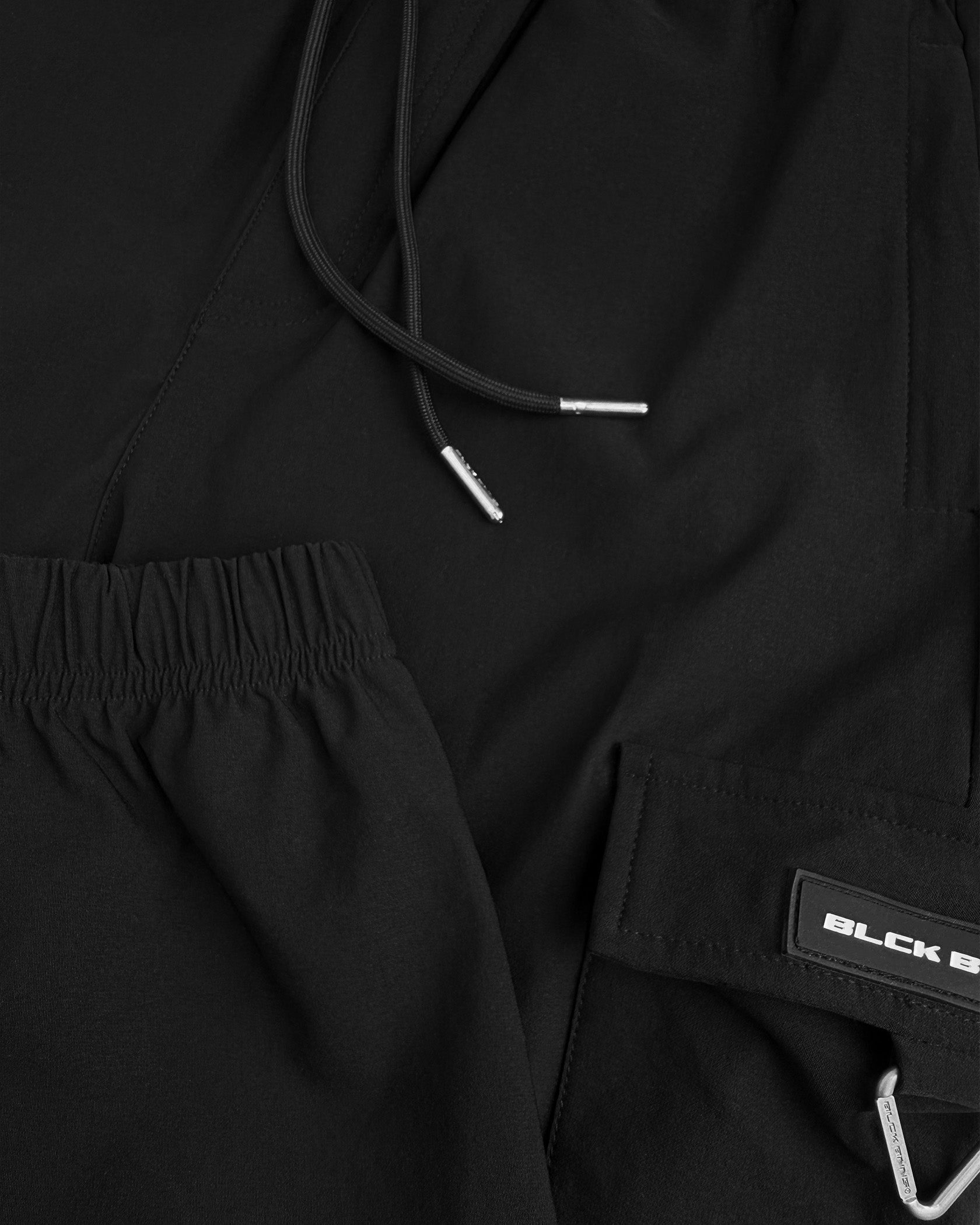 KIDS PLATE CARGO broek | Zwart