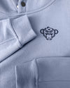 KIDS PLATE HOODIE | Blauw