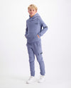 KIDS PLATE HOODIE SET | Blauw