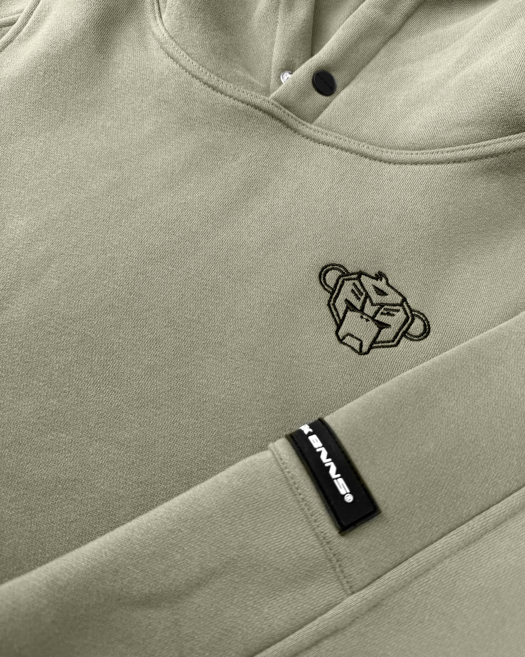 KIDS PLATE HOODIE | Groen