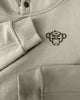 KIDS PLATE HOODIE | Groen