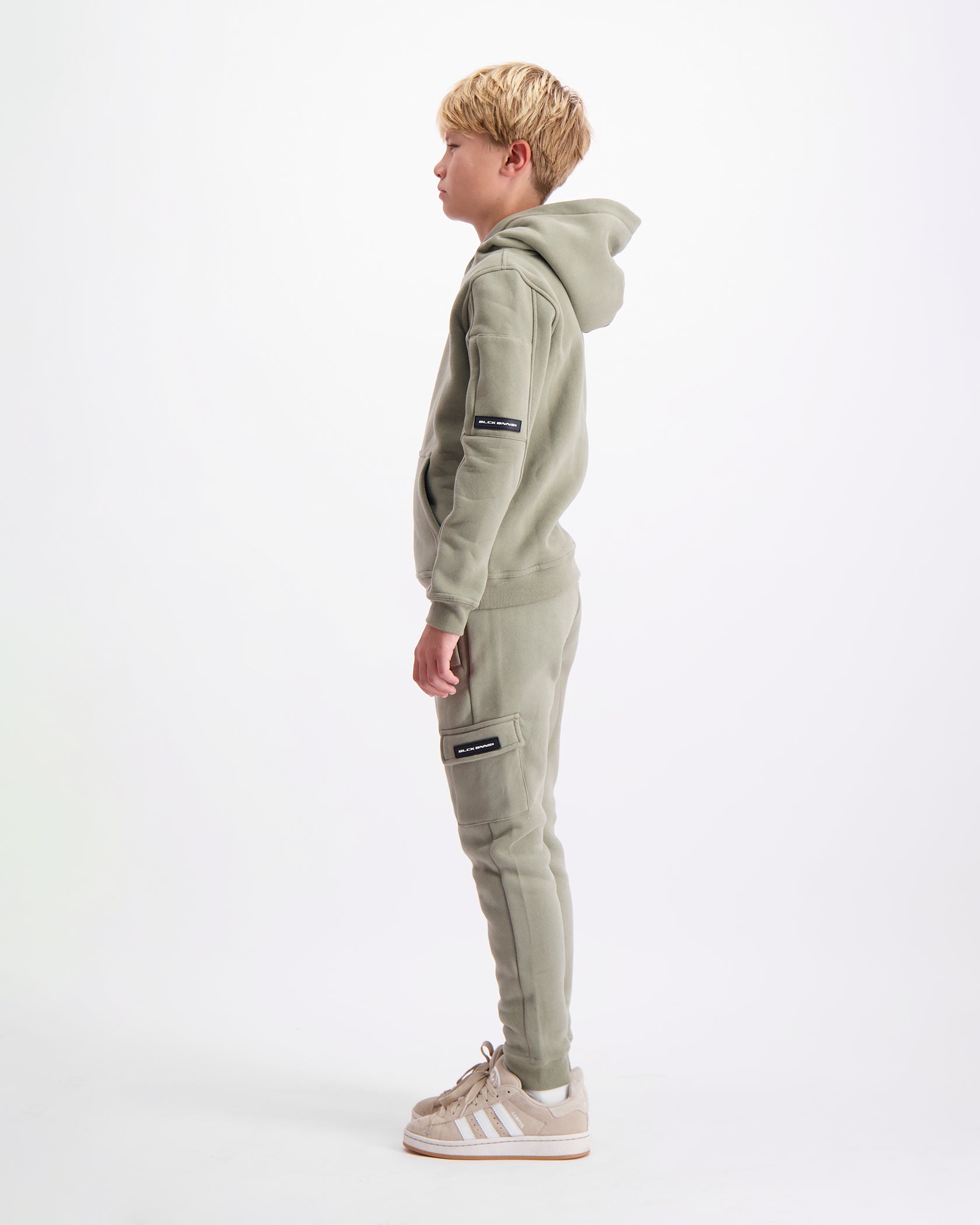 KIDS PLATE HOODIE SET | Groen