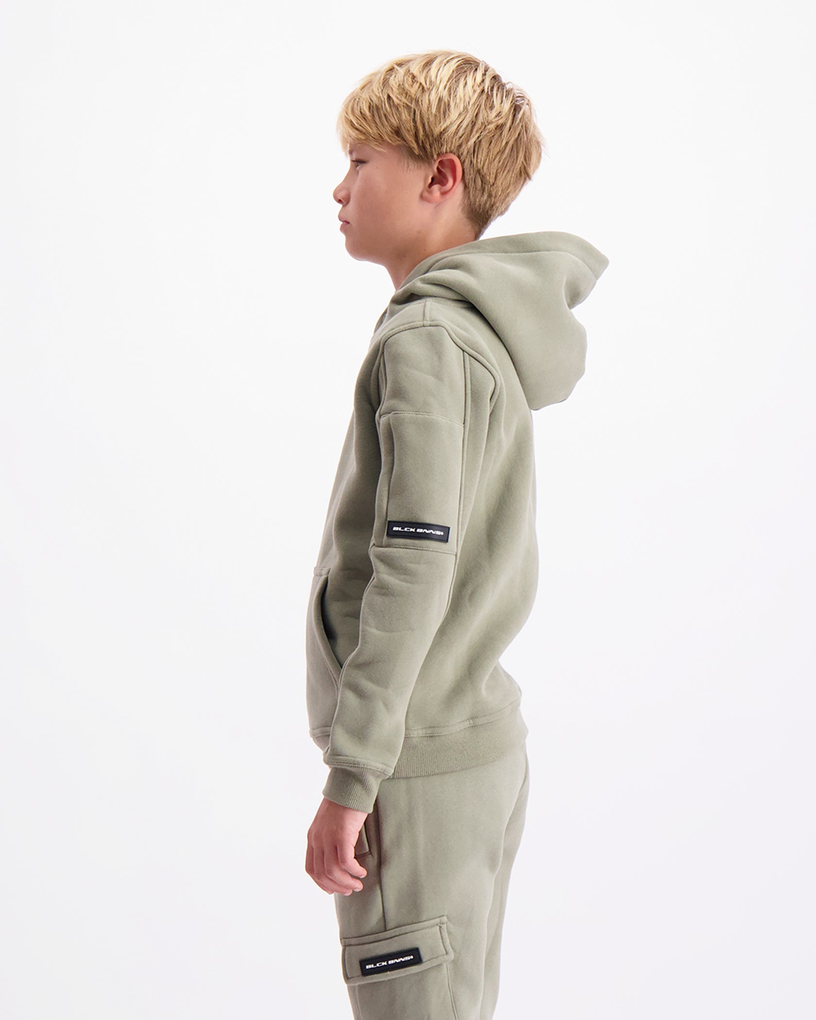 KIDS PLATE HOODIE | Groen