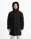 KIDS PLATE PARKA JACKET | Zwart