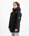 KIDS PLATE PARKA JACKET | Zwart