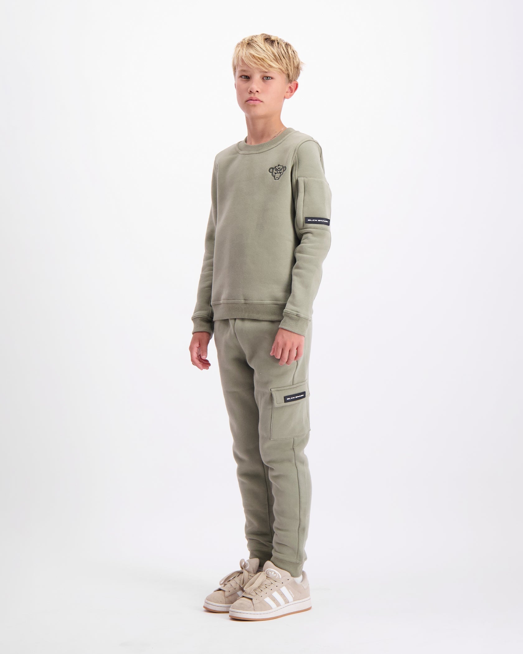 KIDS PLATE SWEATER | Groen