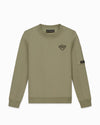 KIDS PLATE SWEATER | Groen