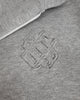 KIDS RIPPED MONOGRAM HOODIE | Grijs