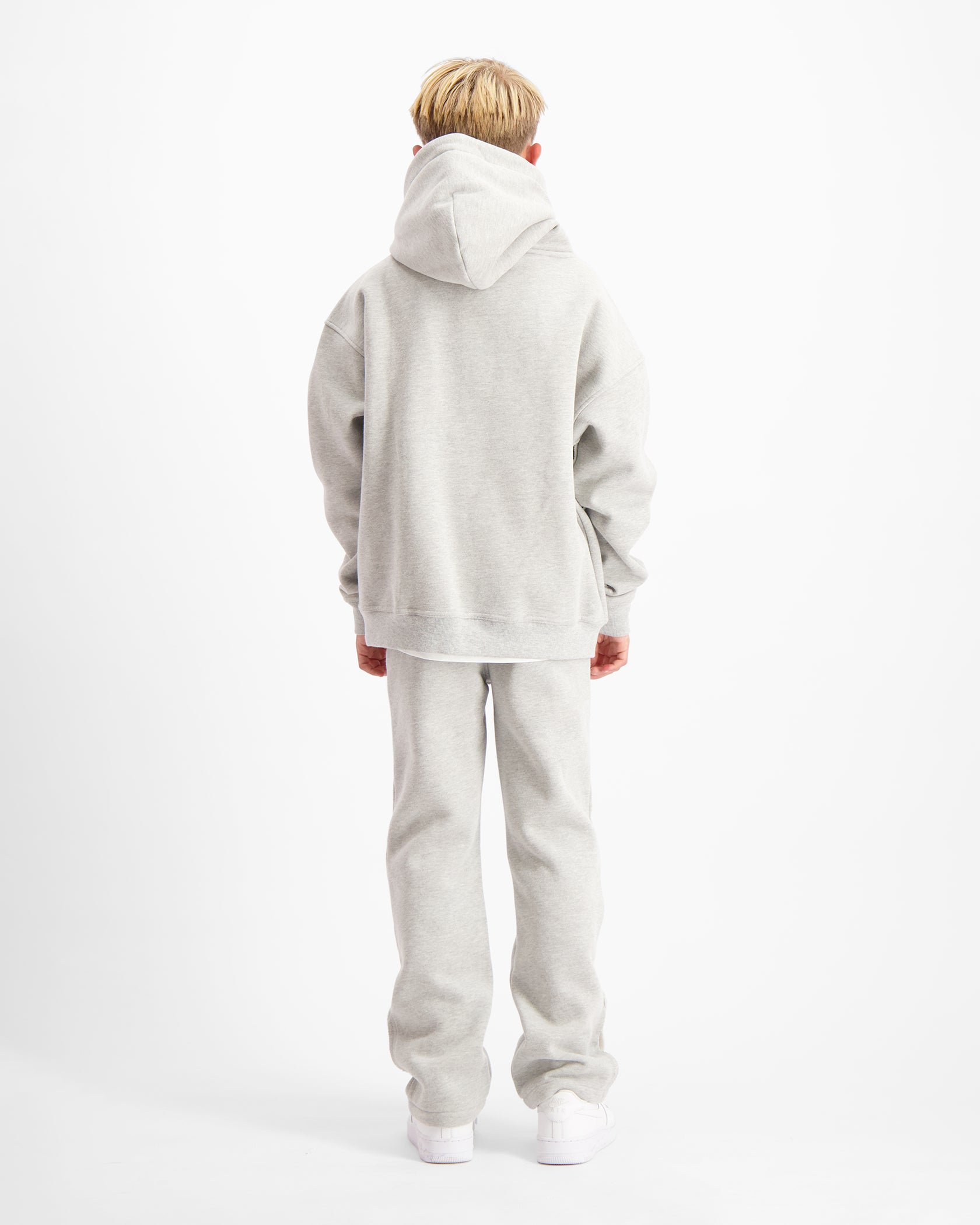 KIDS RIPPED MONOGRAM SWEATSUIT | Grijs
