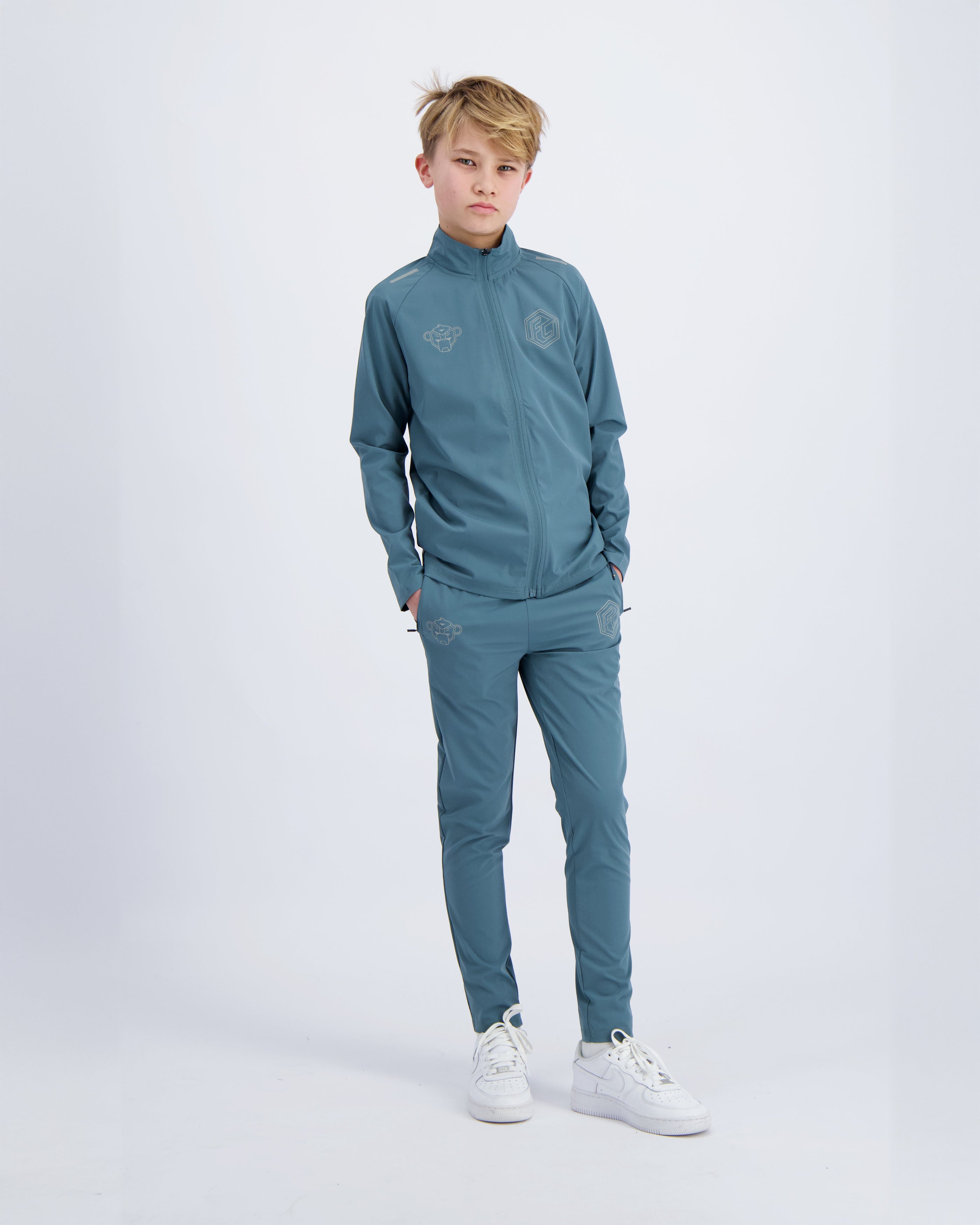 KIDS SHIELD TRACKSUIT | Mintgroen