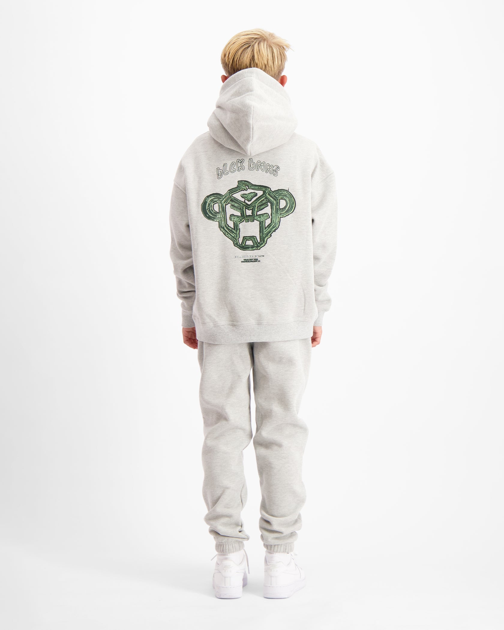 KIDS SKETCH SWEATSUIT | Grijs gemêleerd