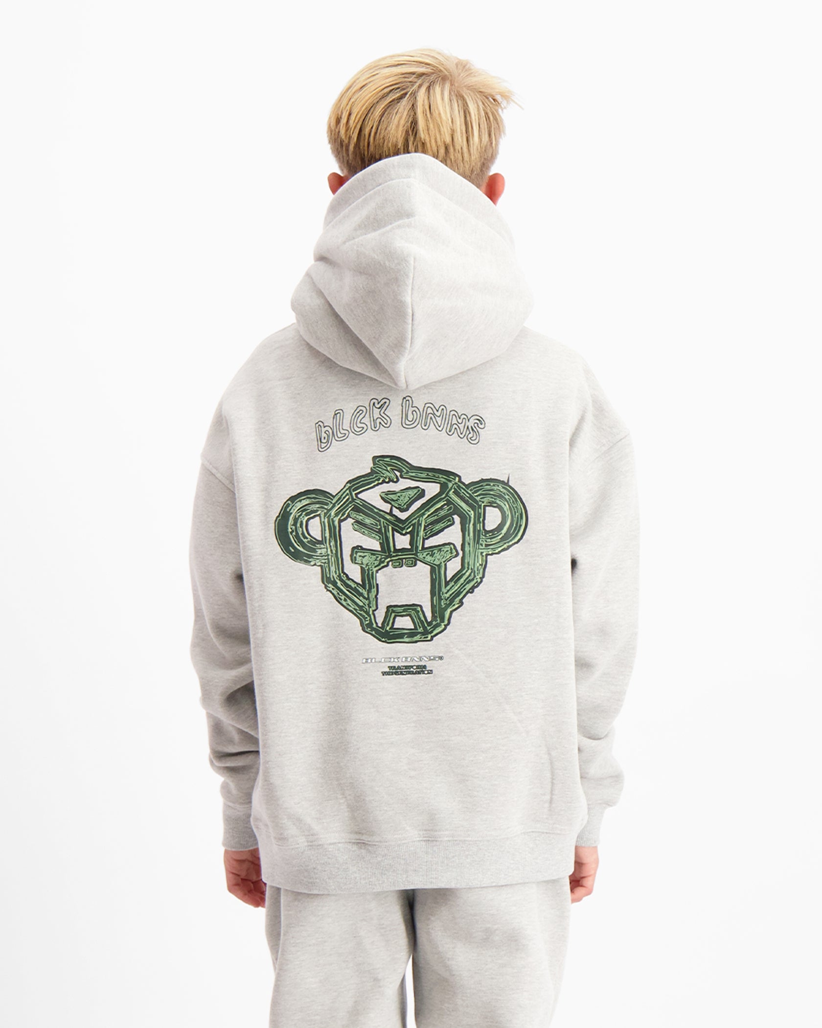 KIDS SKETCH SWEATSUIT | Grijs gemêleerd