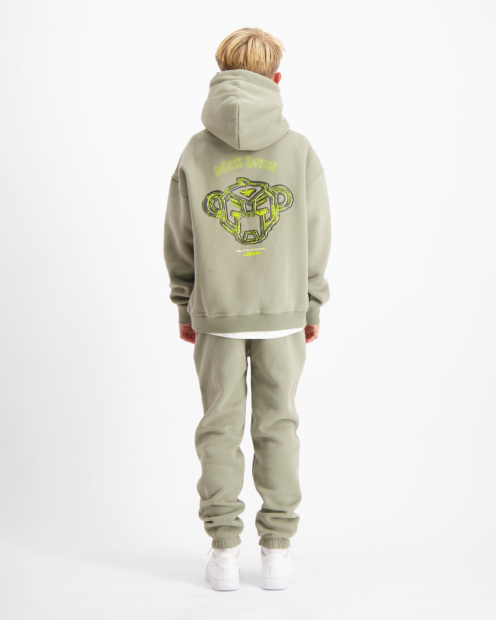 KIDS SKETCH SWEATSUIT | Groen