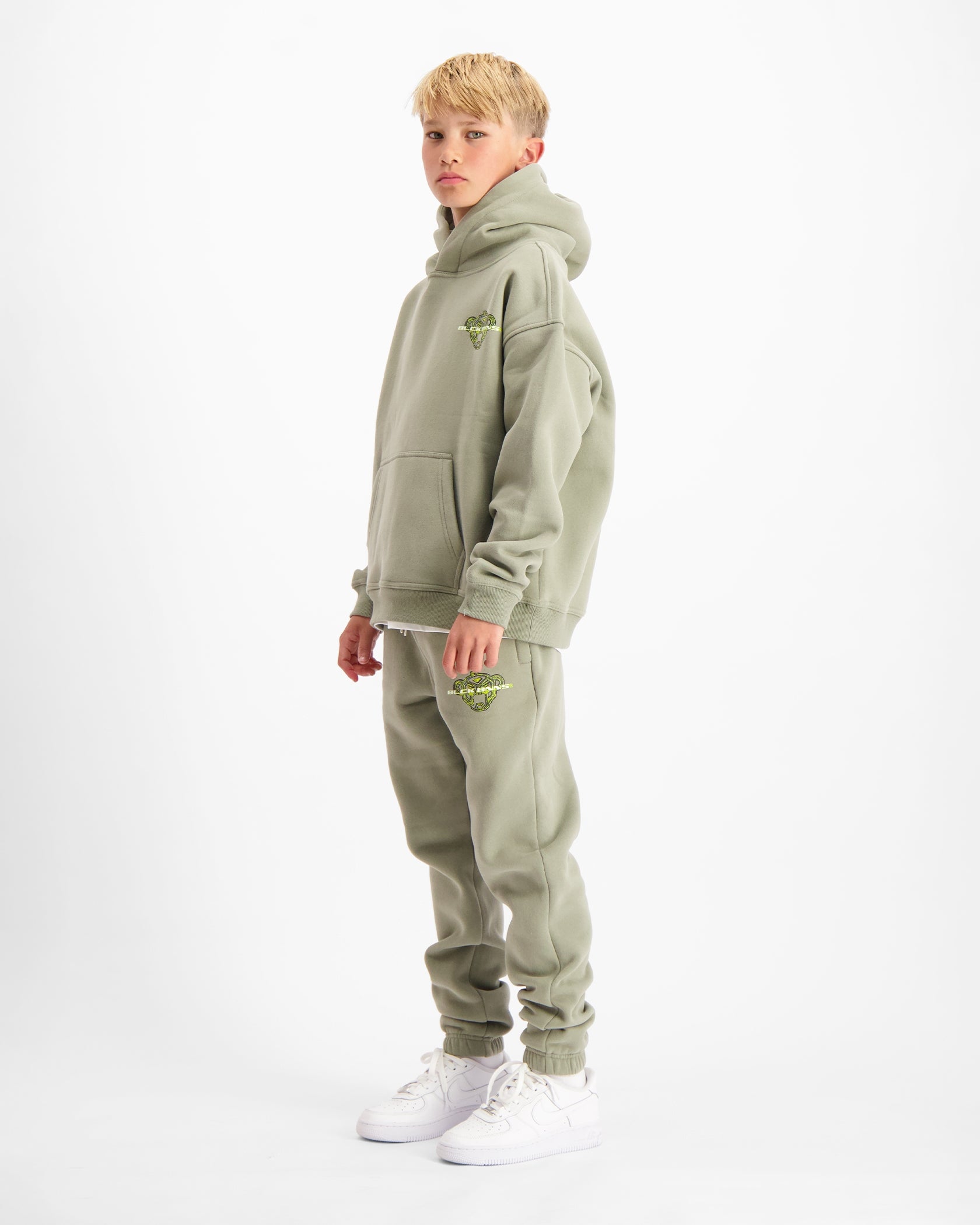 KIDS SKETCH SWEATSUIT | Groen