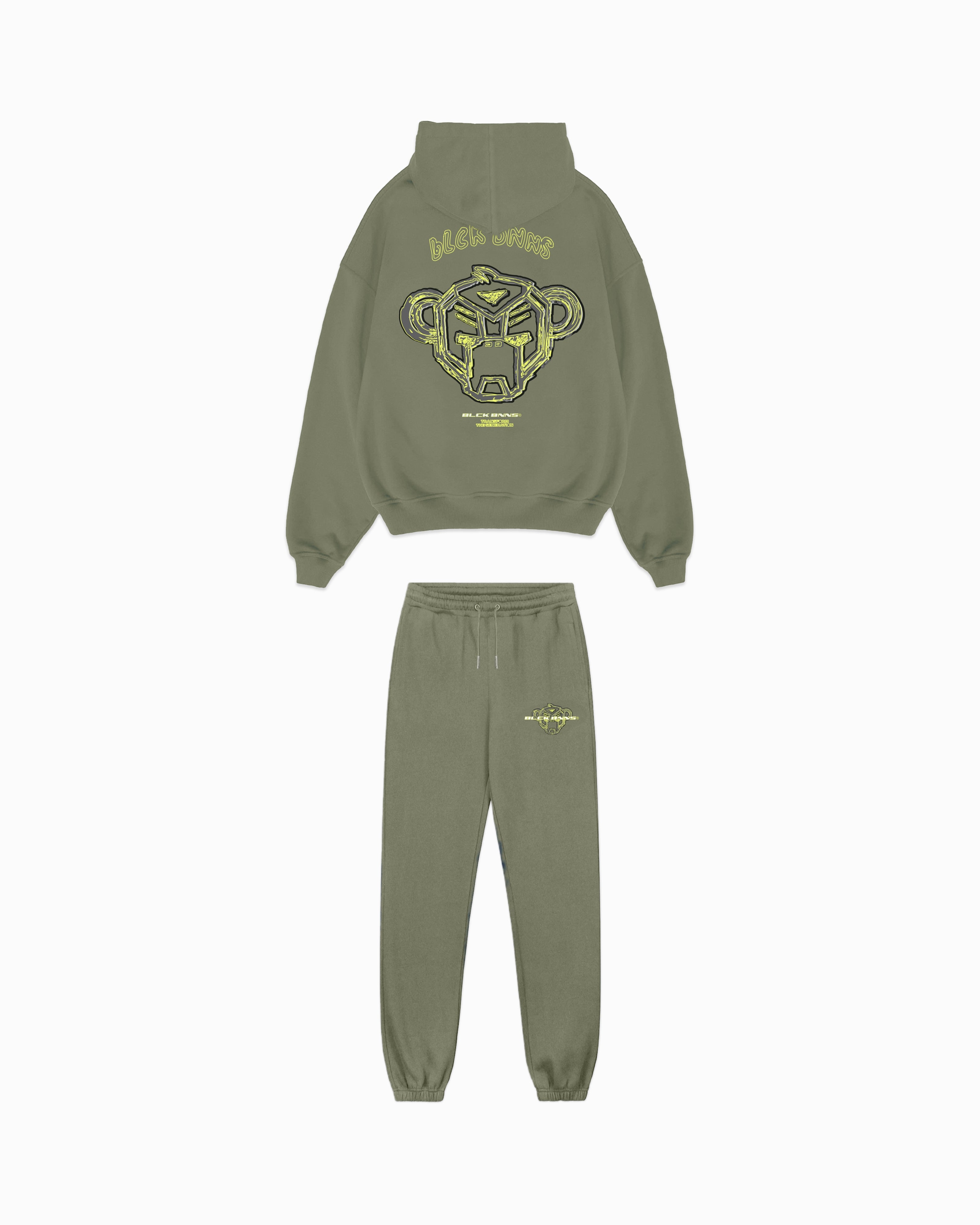 KIDS SKETCH SWEATSUIT | Groen