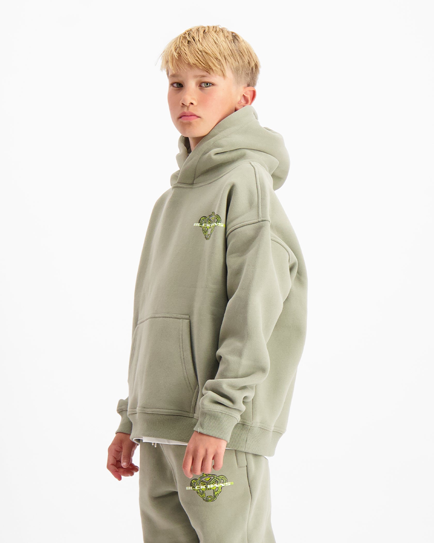 KIDS SKETCH SWEATSUIT | Groen