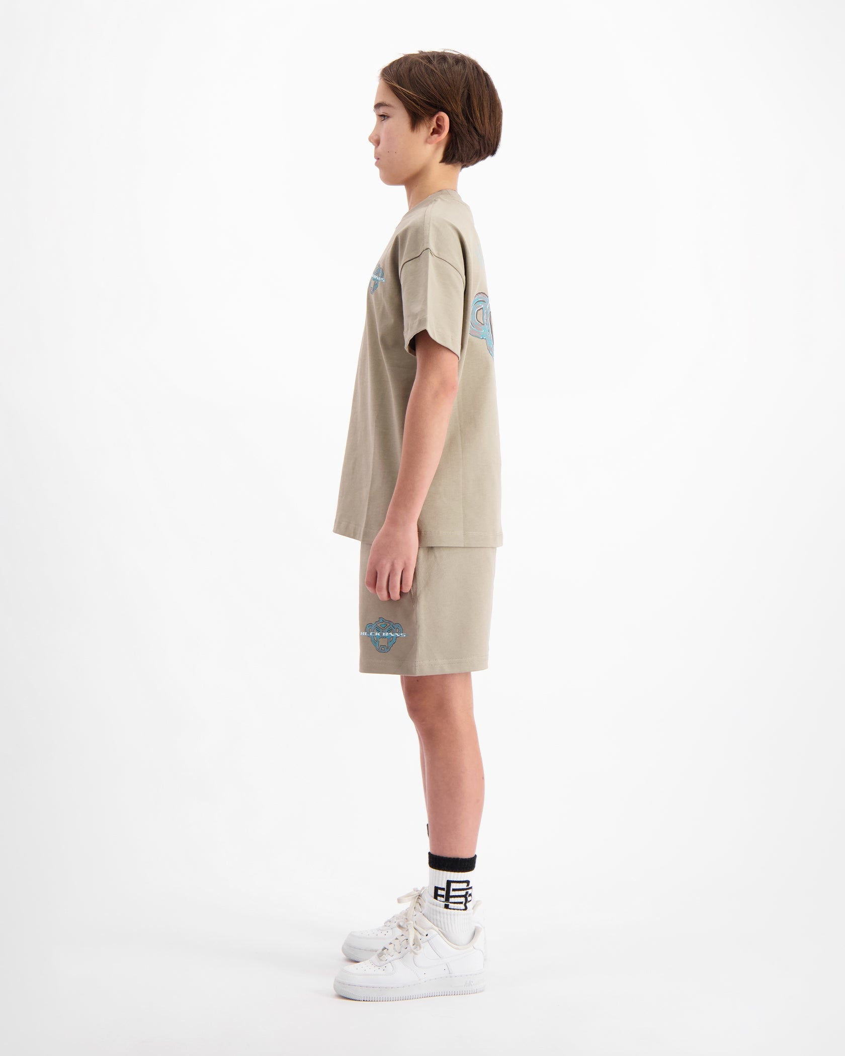 KIDS SKETCH TWINSET | Taupe