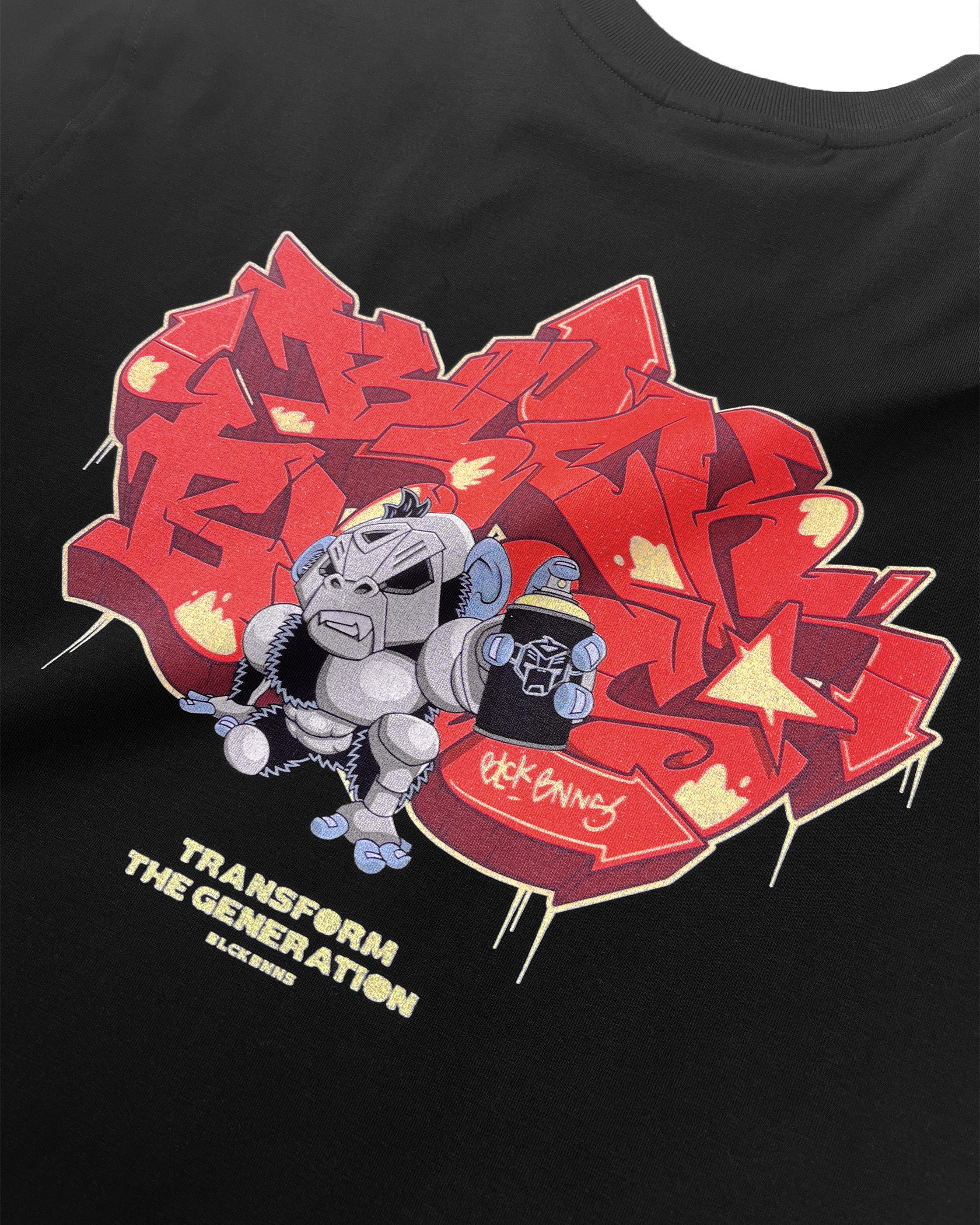 KIDS SPRAYED T-SHIRT | Zwart