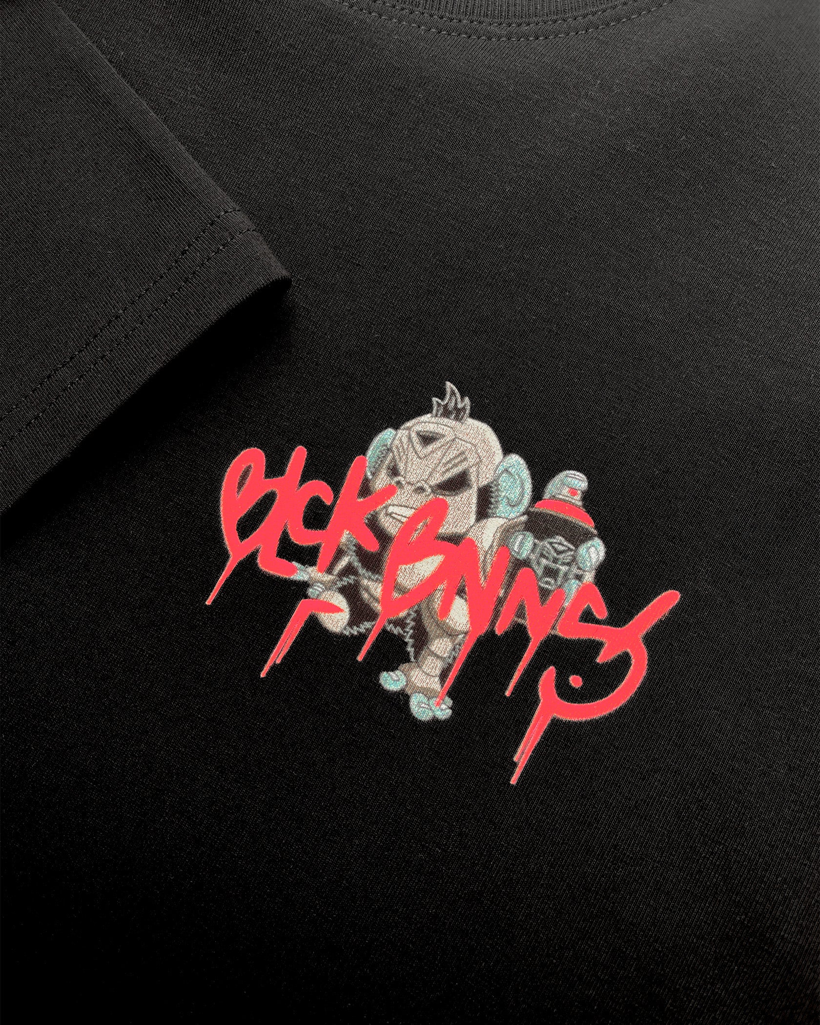 KIDS SPRAYED T-SHIRT | Zwart