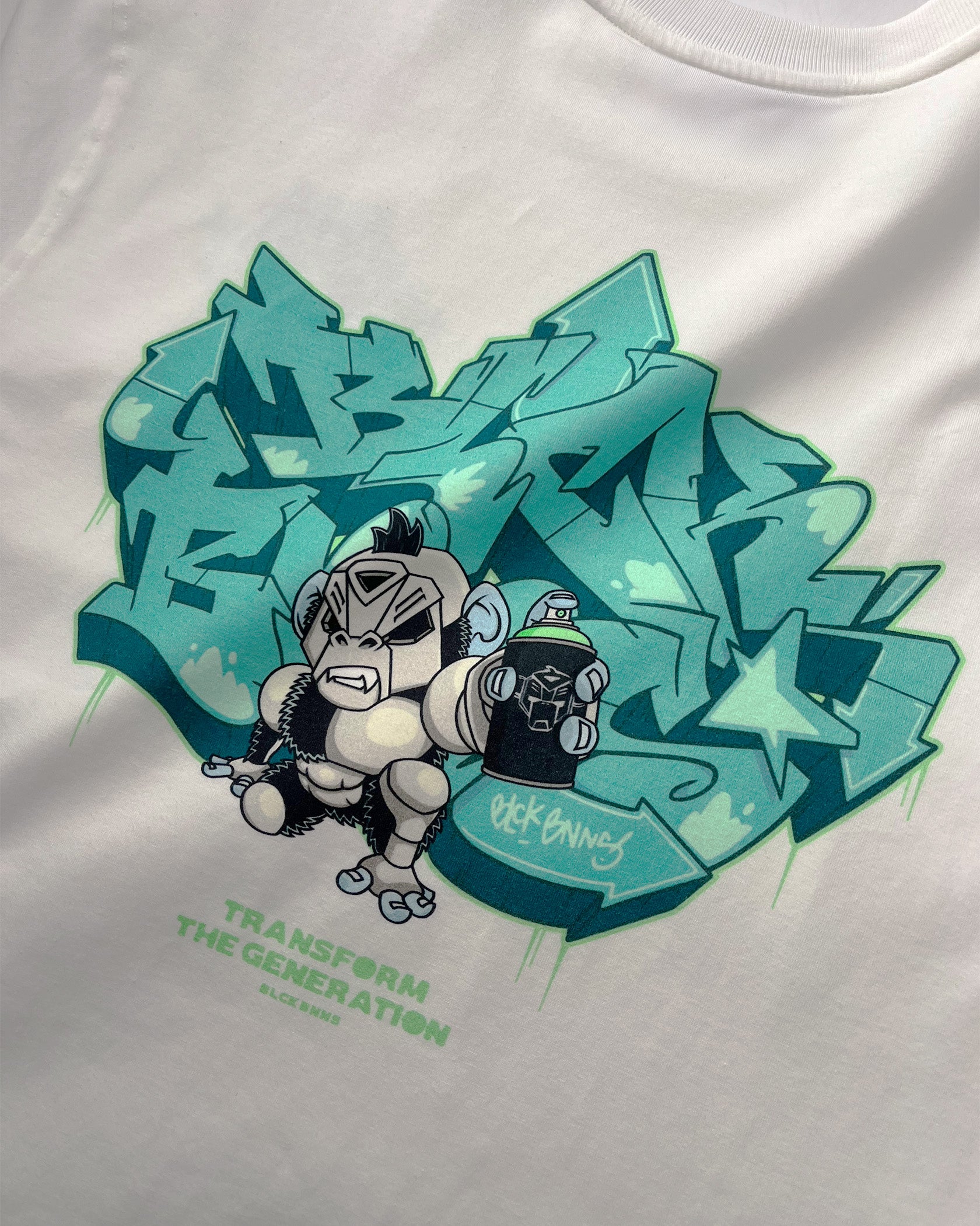 KIDS SPRAYED T-SHIRT | Wit