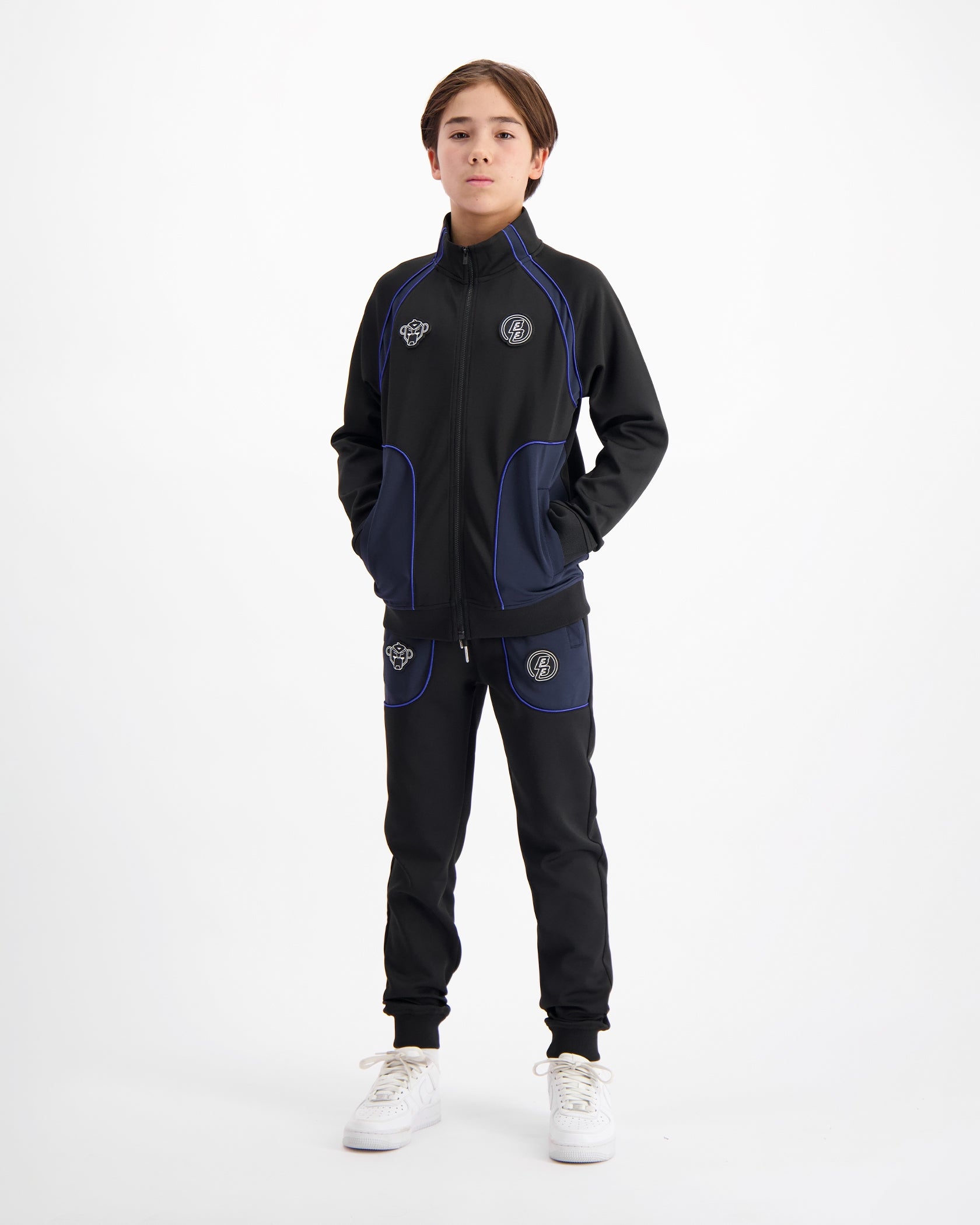 KIDS TEAR TRACKPANTS | Zwart