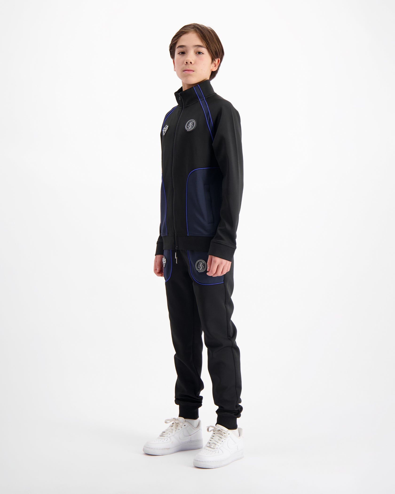 KIDS TEAR TRACKSUIT | Zwart
