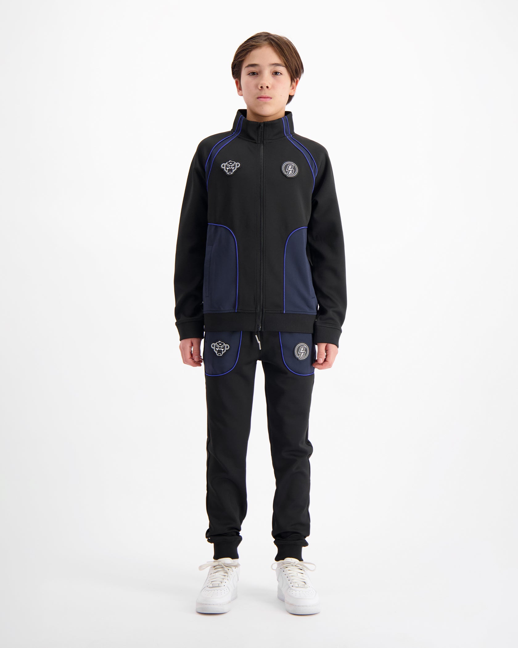 KIDS TEAR TRACKSUIT | Zwart