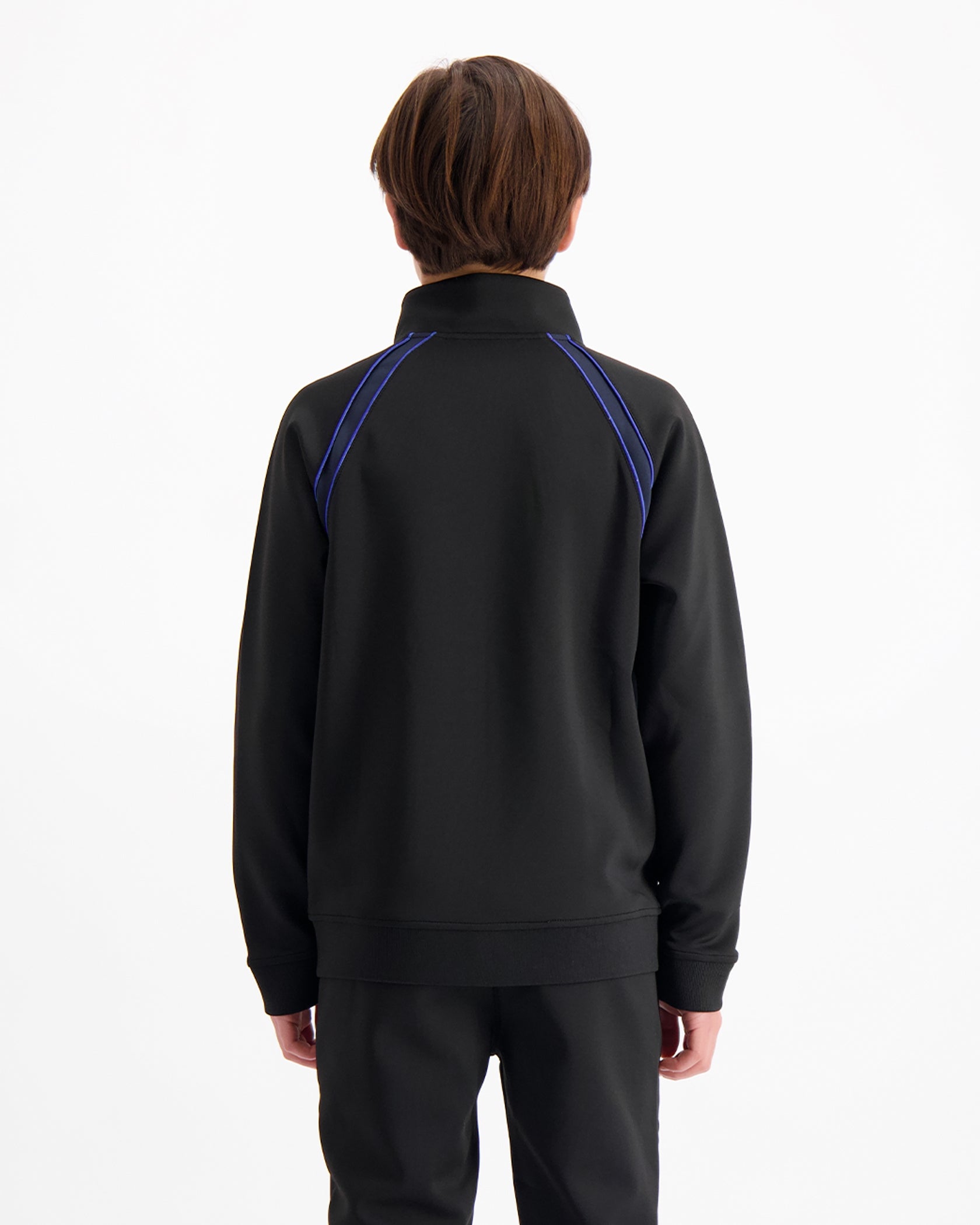 KIDS TEAR TRACKTOP | Zwart