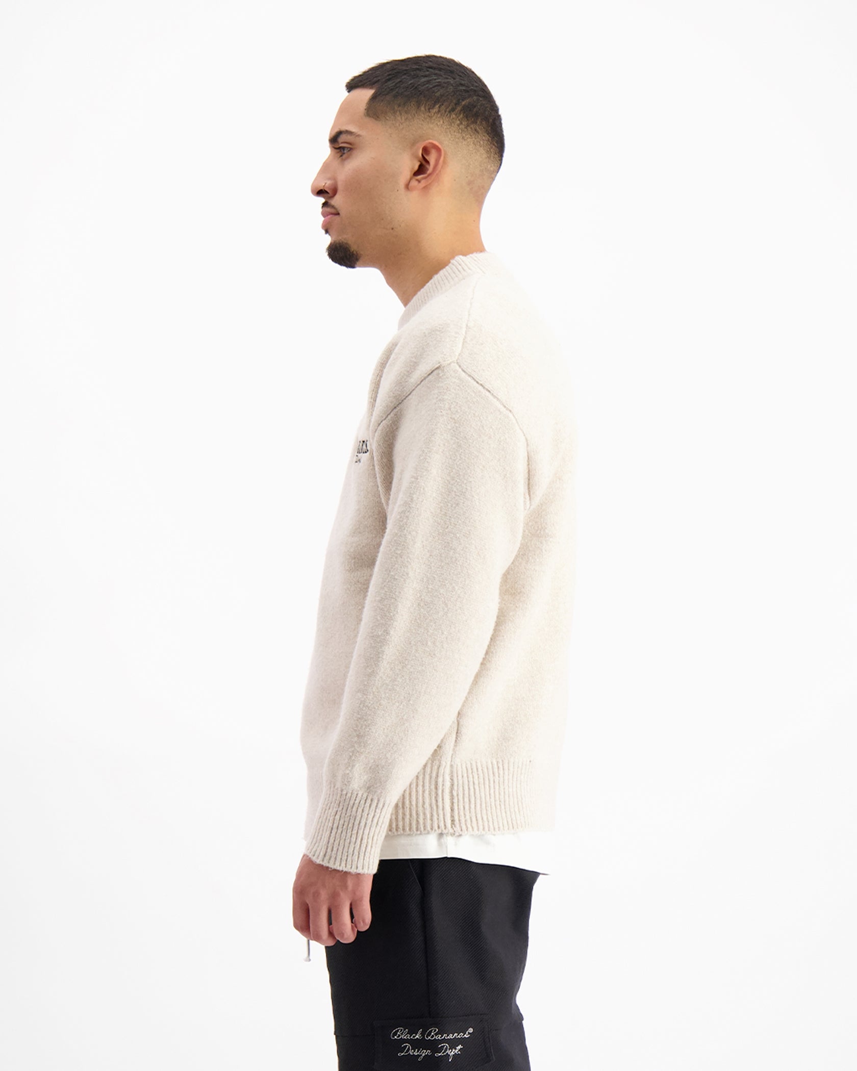 GEBREID SWEATER | Beige