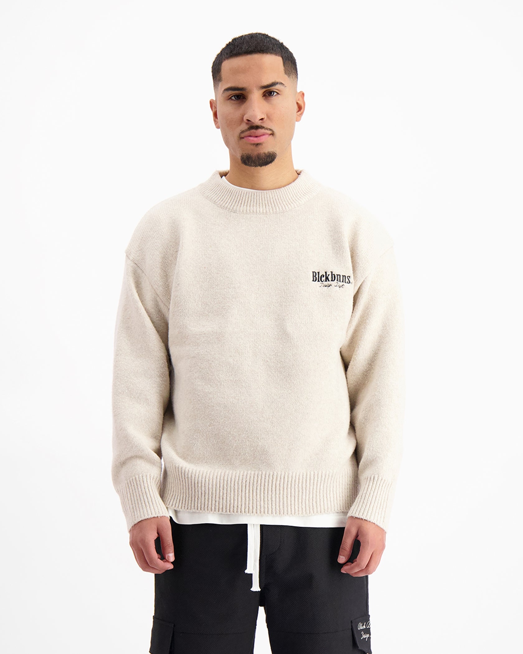 GEBREID SWEATER | Beige