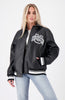 UNIVERSITY JACKET | Zwart