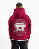 LES FLEUR HOODIE | Bourgondië