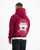 LES FLEUR HOODIE | Bourgondië