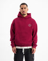 LES FLEUR HOODIE | Bourgondië