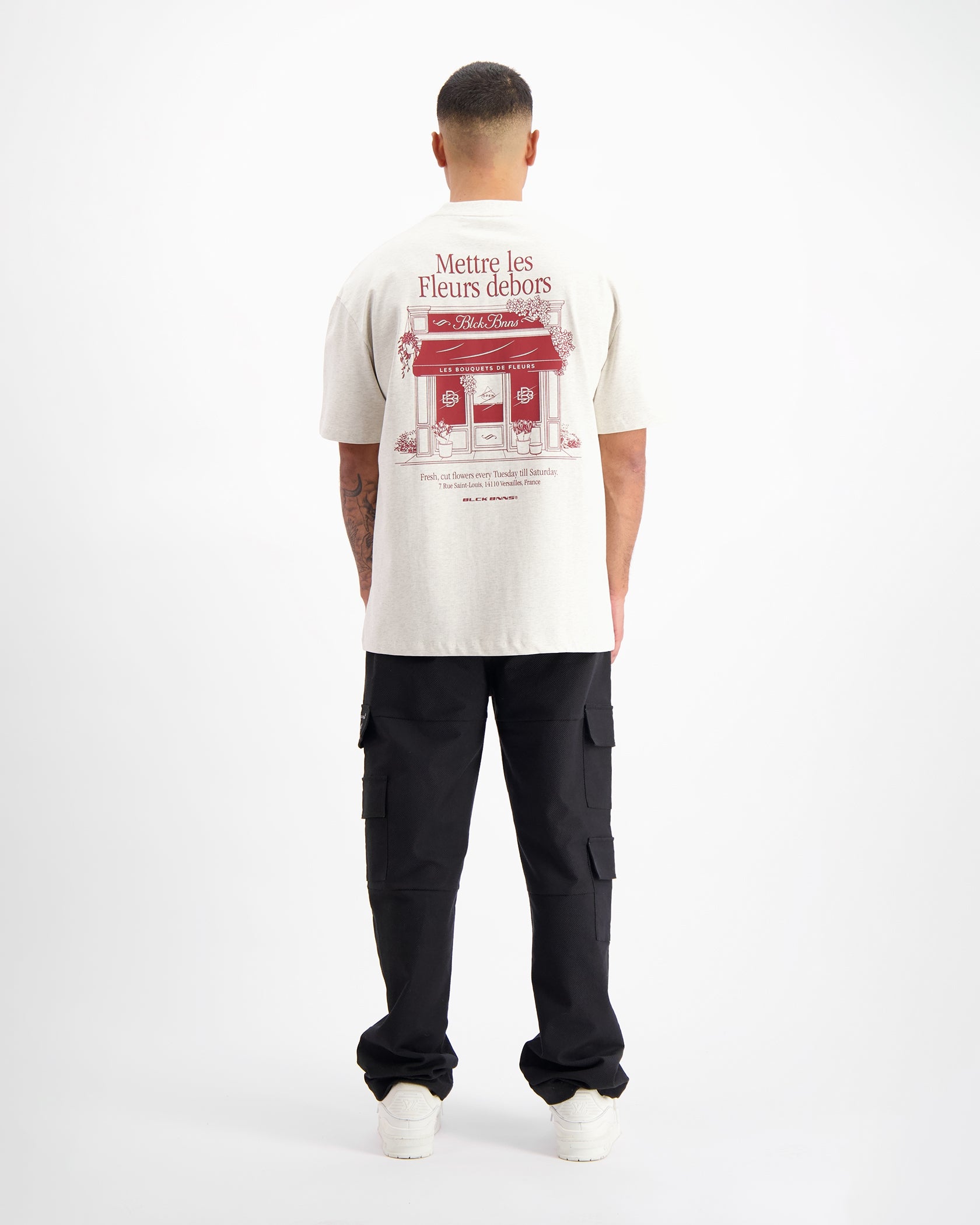 LES FLEURS T-SHIRT | Beige