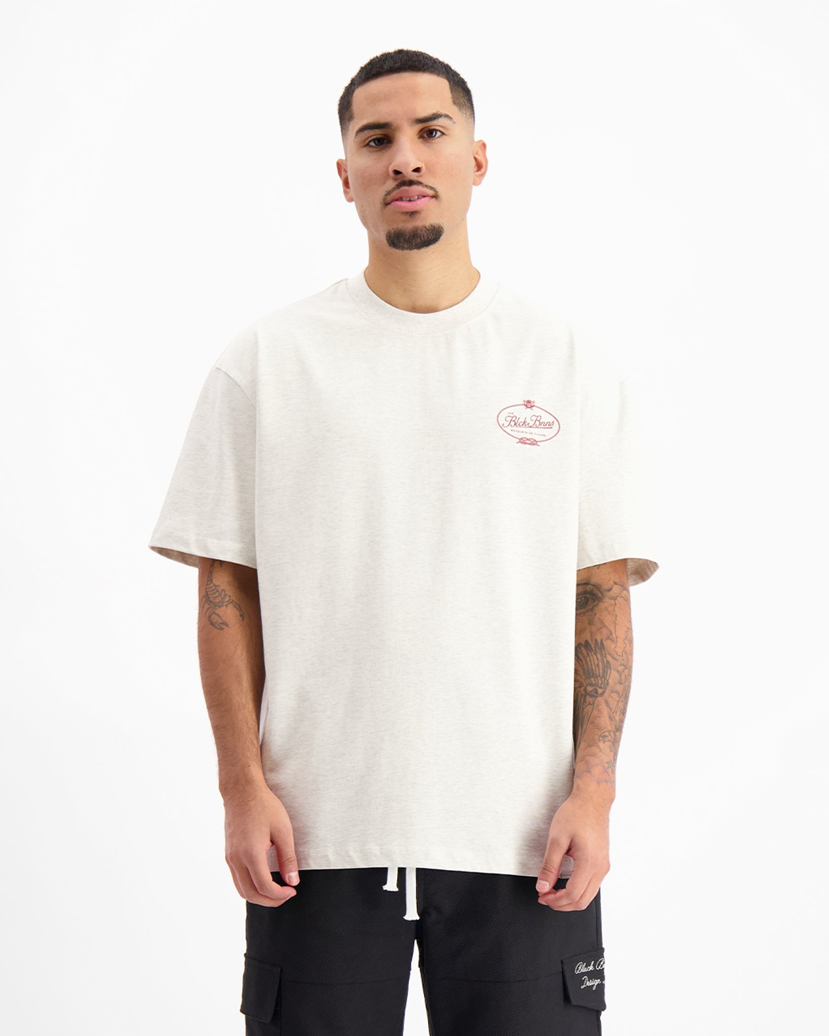 LES FLEURS T-SHIRT | Beige