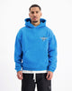 vloeibare hoodie blauw