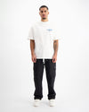vloeibaar T-shirt | wit