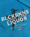 vloeibare hoodie blauw