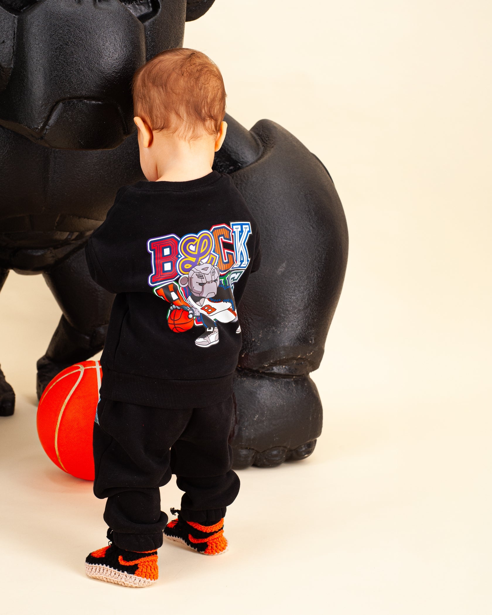MC DRIBBLE SWEATSUIT | Zwart