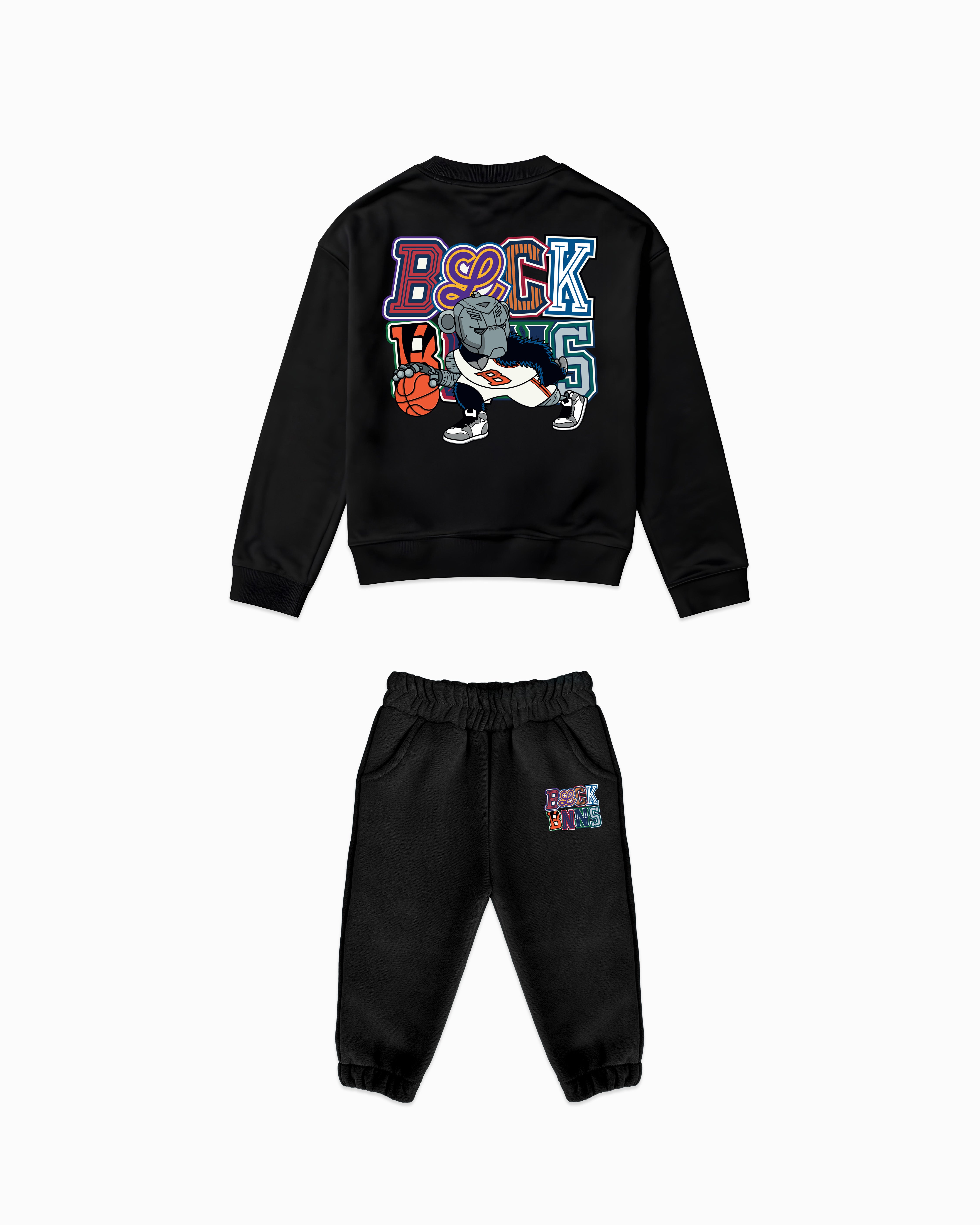 MC DRIBBLE SWEATSUIT | Zwart
