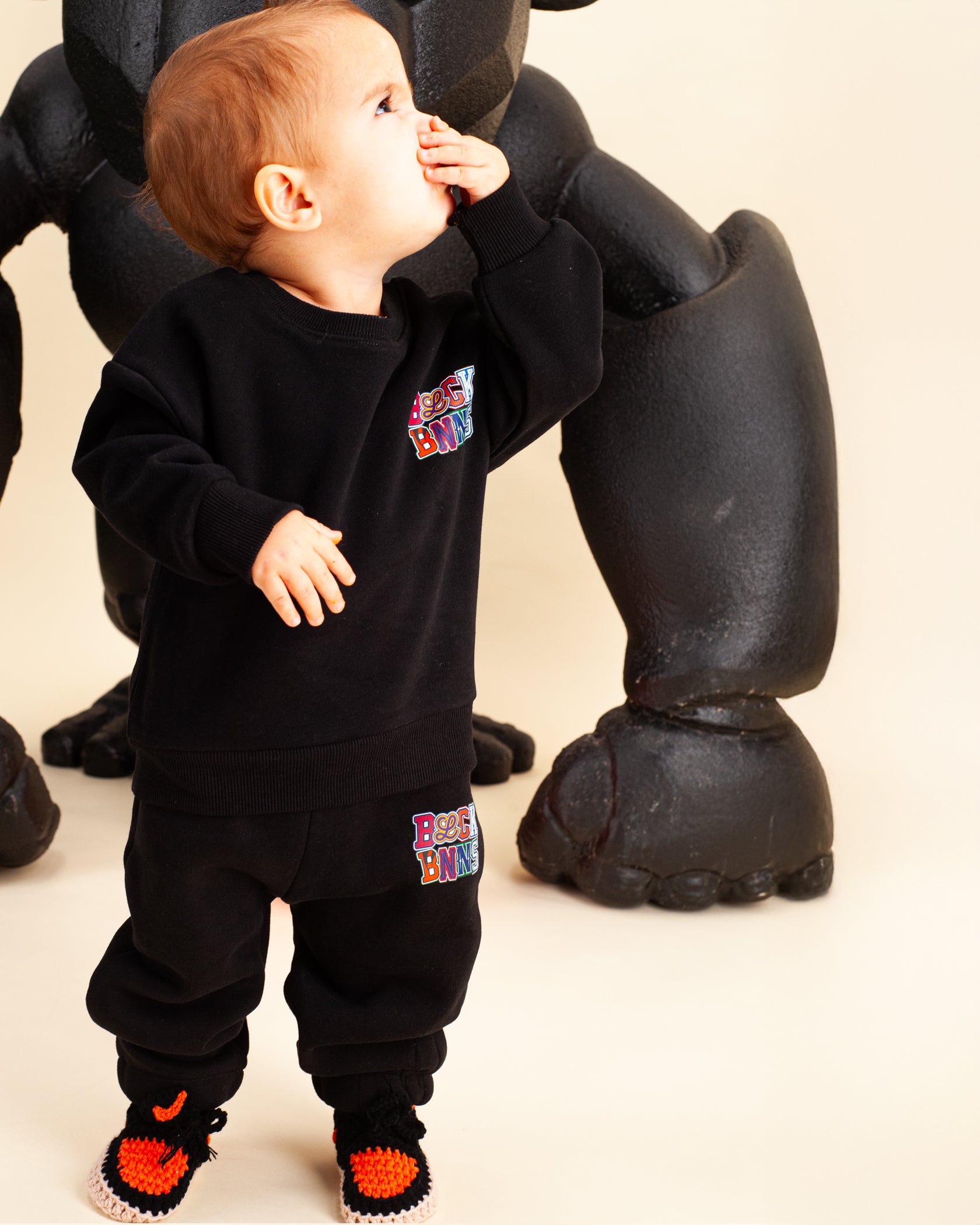 MC DRIBBLE SWEATSUIT | Zwart