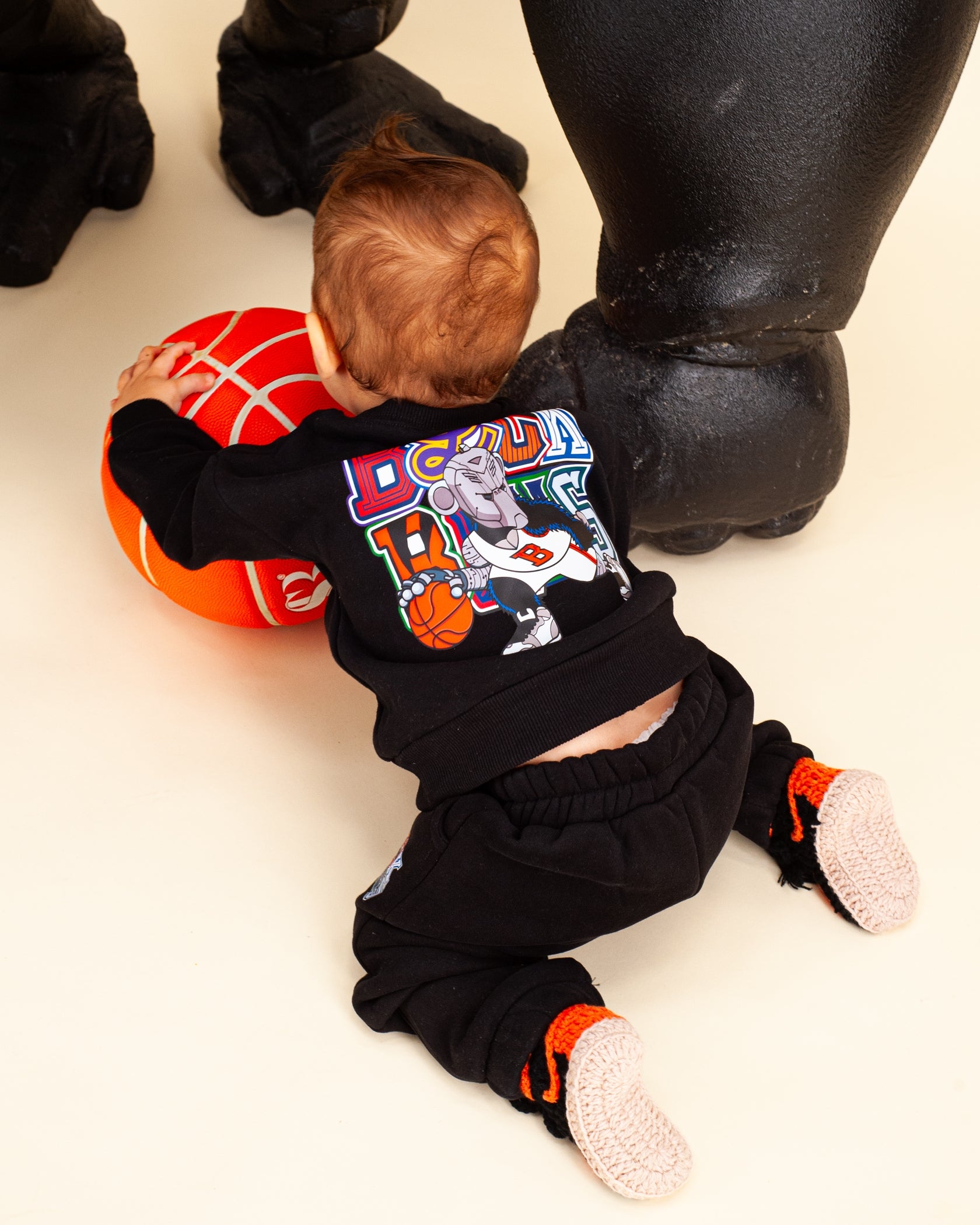 MC DRIBBLE SWEATSUIT | Zwart